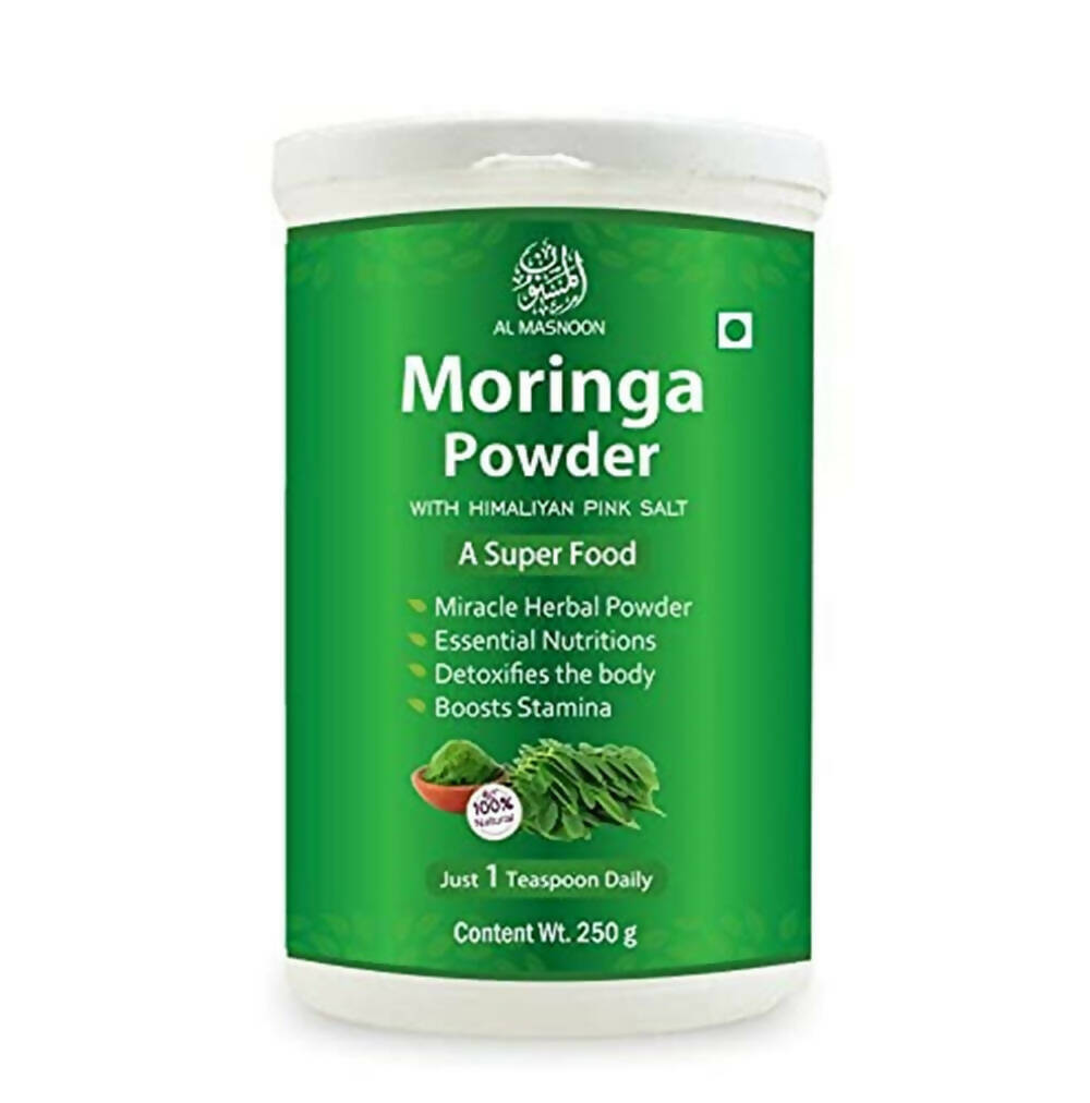 Al Masnoon Moringa Powder With Himalayan Pink Salt - Distacart