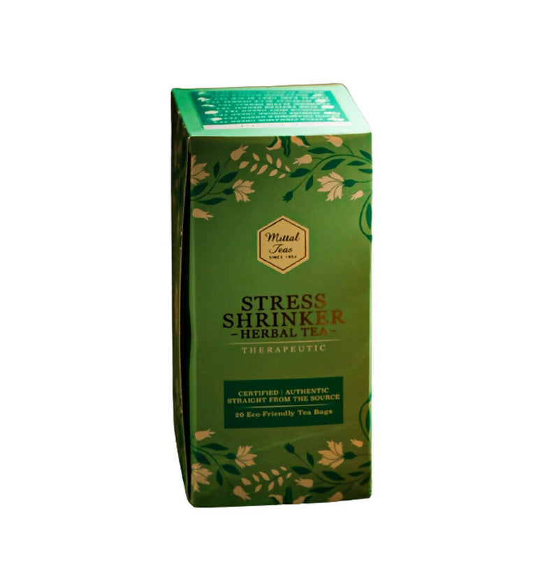 Mittal Teas Stress Shrinker Herbal Tea - Eco-Friendly Bags - Distacart