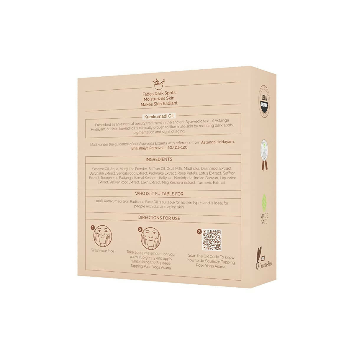 Ayuga 100% Kumkumadi Skin Radiance Face Oil - Distacart