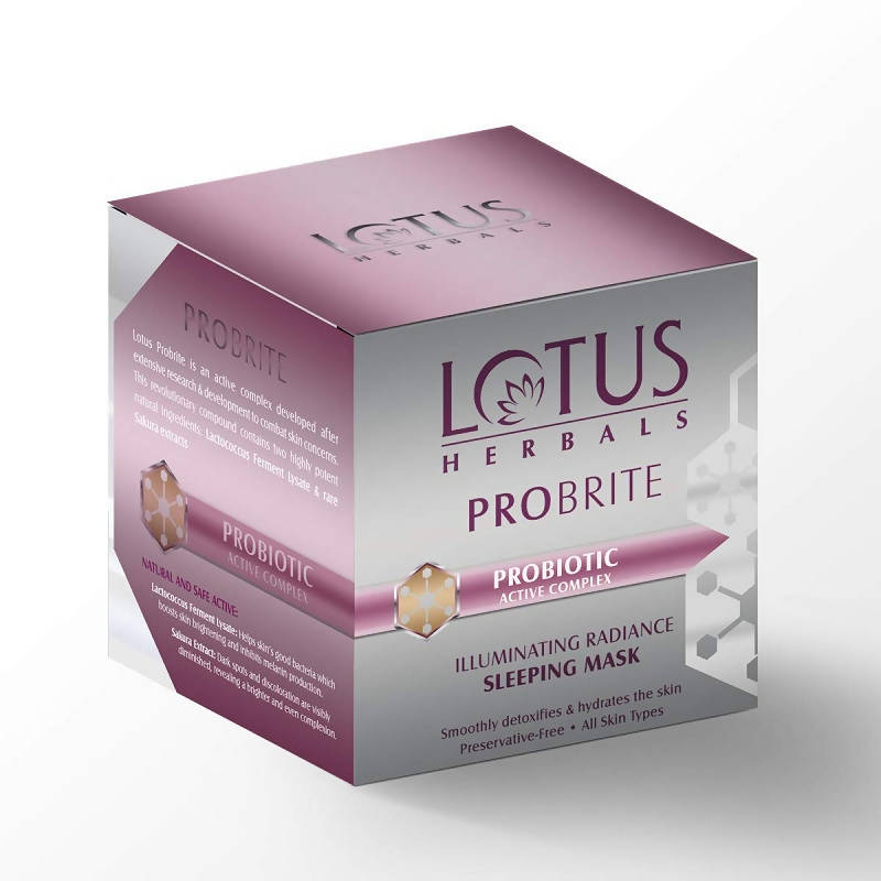 Lotus Herbals Probrite Illuminating Radiance Sleeping Mask - Distacart
