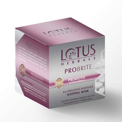 Lotus Herbals Probrite Illuminating Radiance Sleeping Mask - Distacart