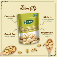 Thumbnail for Happilo Premium Super Value Combo (Californian Almonds, Whole Cashews, Pistachios, Seedless Green Raisins) - Distacart