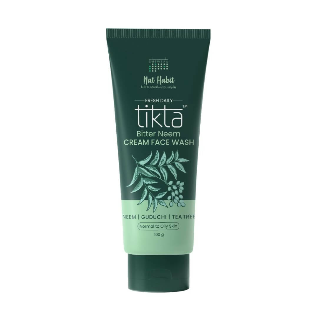 Nat Habit Bitter Neem Tikta Gel Face Wash - Distacart