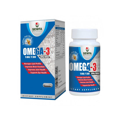 Sewfa Naturals 1000mg Omega-3 Capsules - Distacart