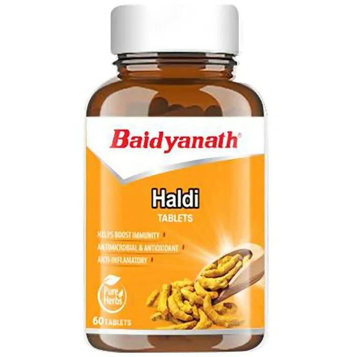 Baidyanath Kolkata Haldi Tablets - Distacart