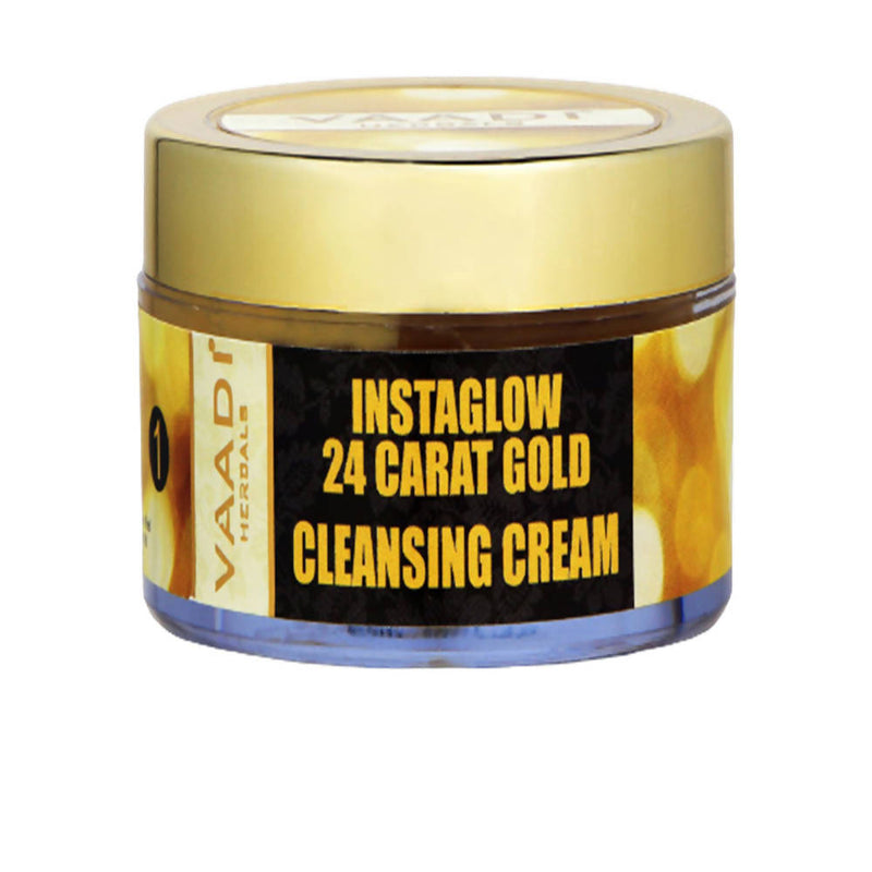 Vaadi Herbals Instaglow 24 Carat Gold Cleansing Cream - Distacart