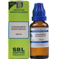 Thumbnail for SBL Homeopathy Clerodendron Infortunatum Dilution 200 CH