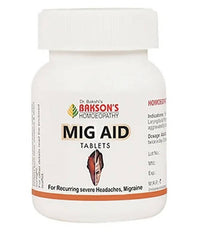 Thumbnail for Bakson's Homeopathy Mig Aid Tablets