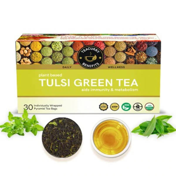 Teacurry Tulsi Green Tea - Distacart