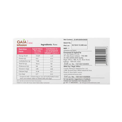 Gaia Rose Infusion Green Tea Bags - Distacart