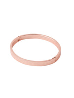 Thumbnail for NVR Men's Rose Gold Metal Interlock Kada Bracelet - Distacart
