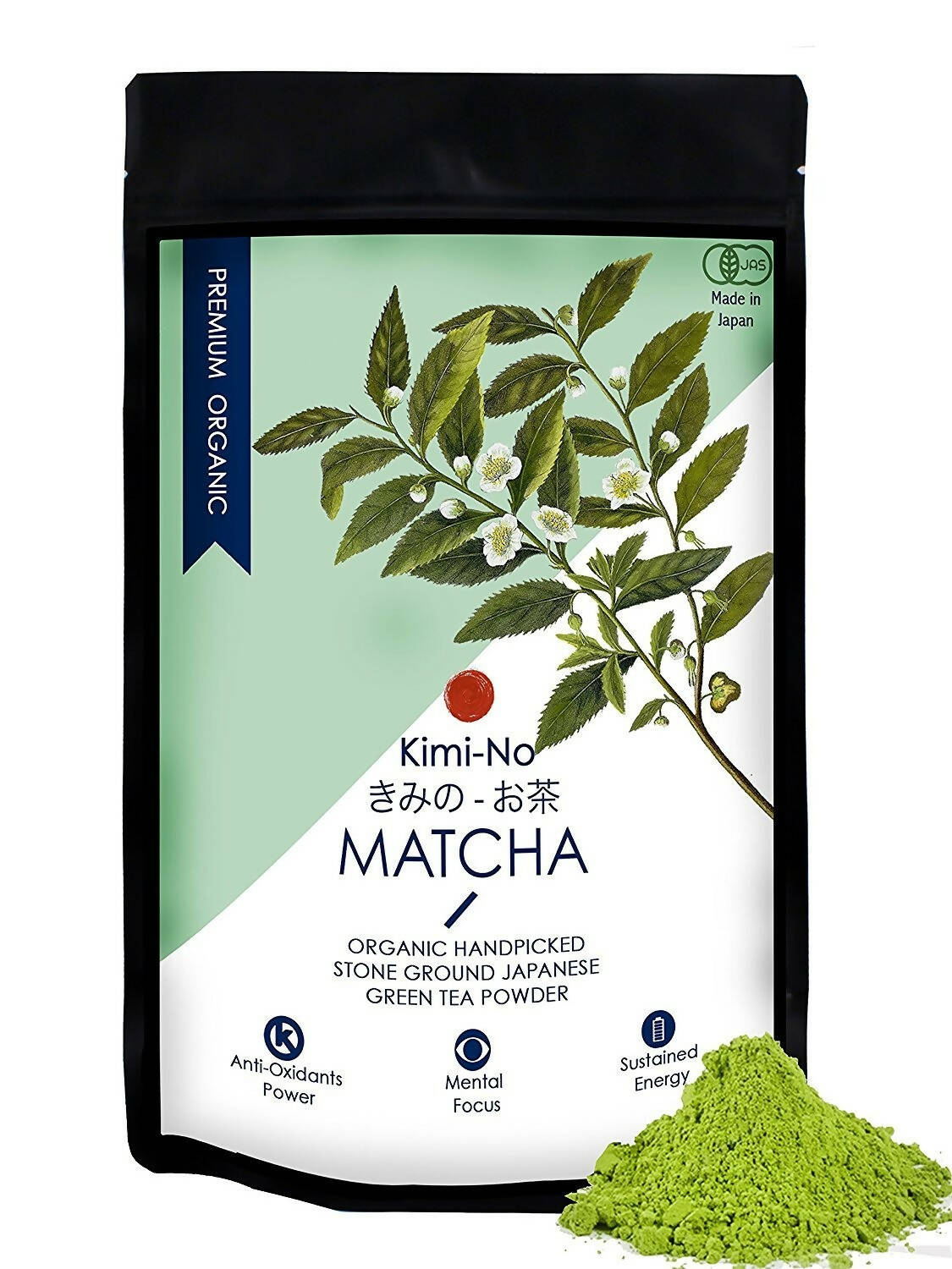 Wishcare Kimino Japanese Organic Premium Grade Matcha Green Tea Powder - Distacart