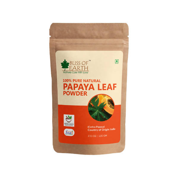 Bliss of Earth 100% Pure Natural Papaya Leaf Powder - Distacart