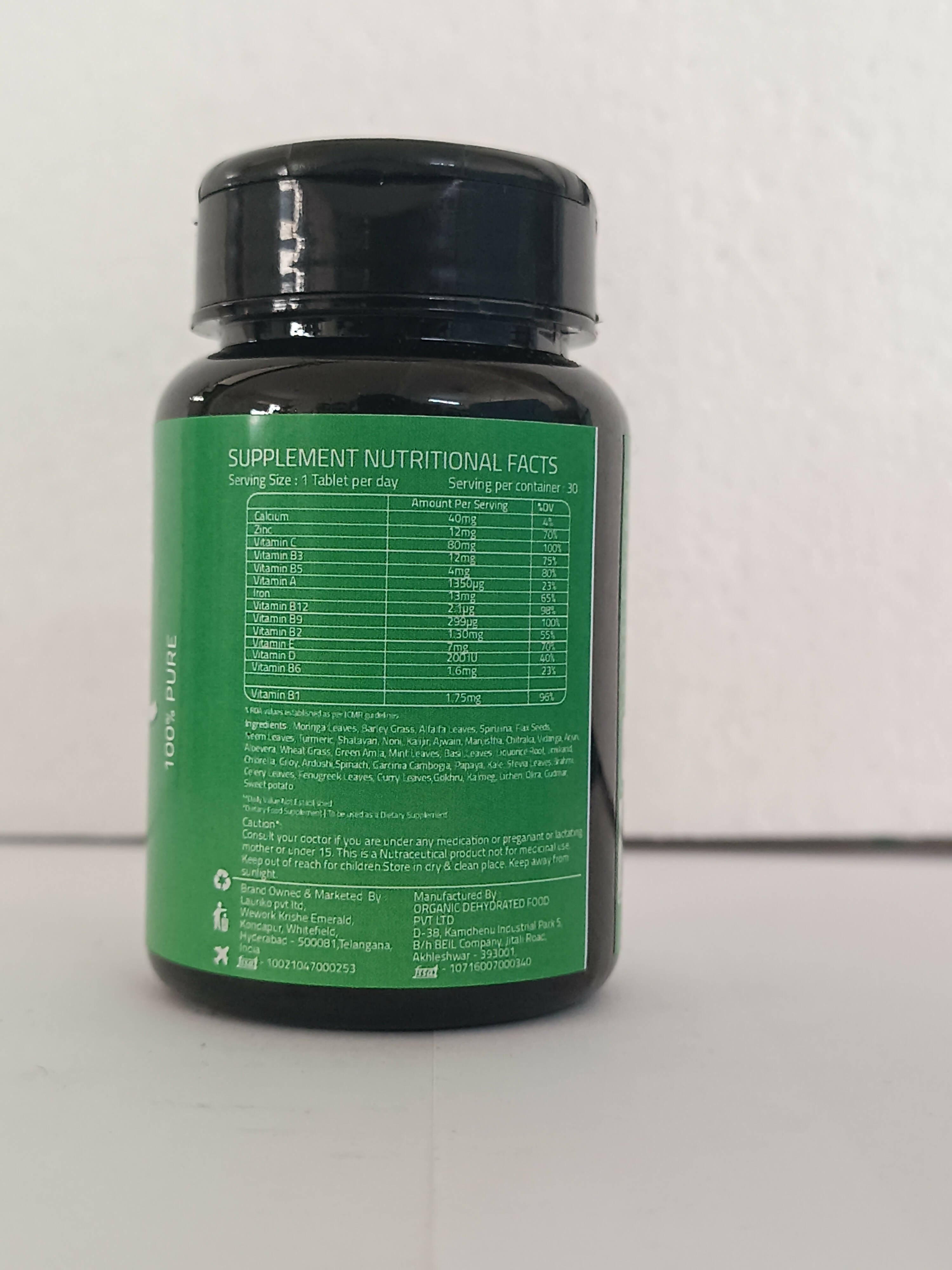 Laurik Multivitamin Supplements For Women | Vitamin A, C, D ,E With B Vitamins, Iron, Zinc And Calcium Tablets - Distacart