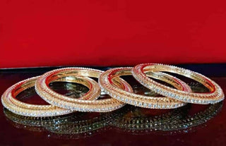 Mominos Fashion Trendy Designer American Diamond Bangles