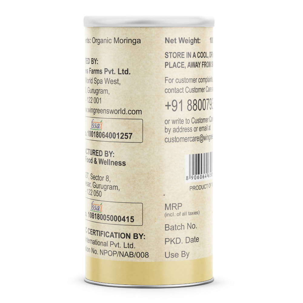 Wingreens Farms Organic Moringa Powder