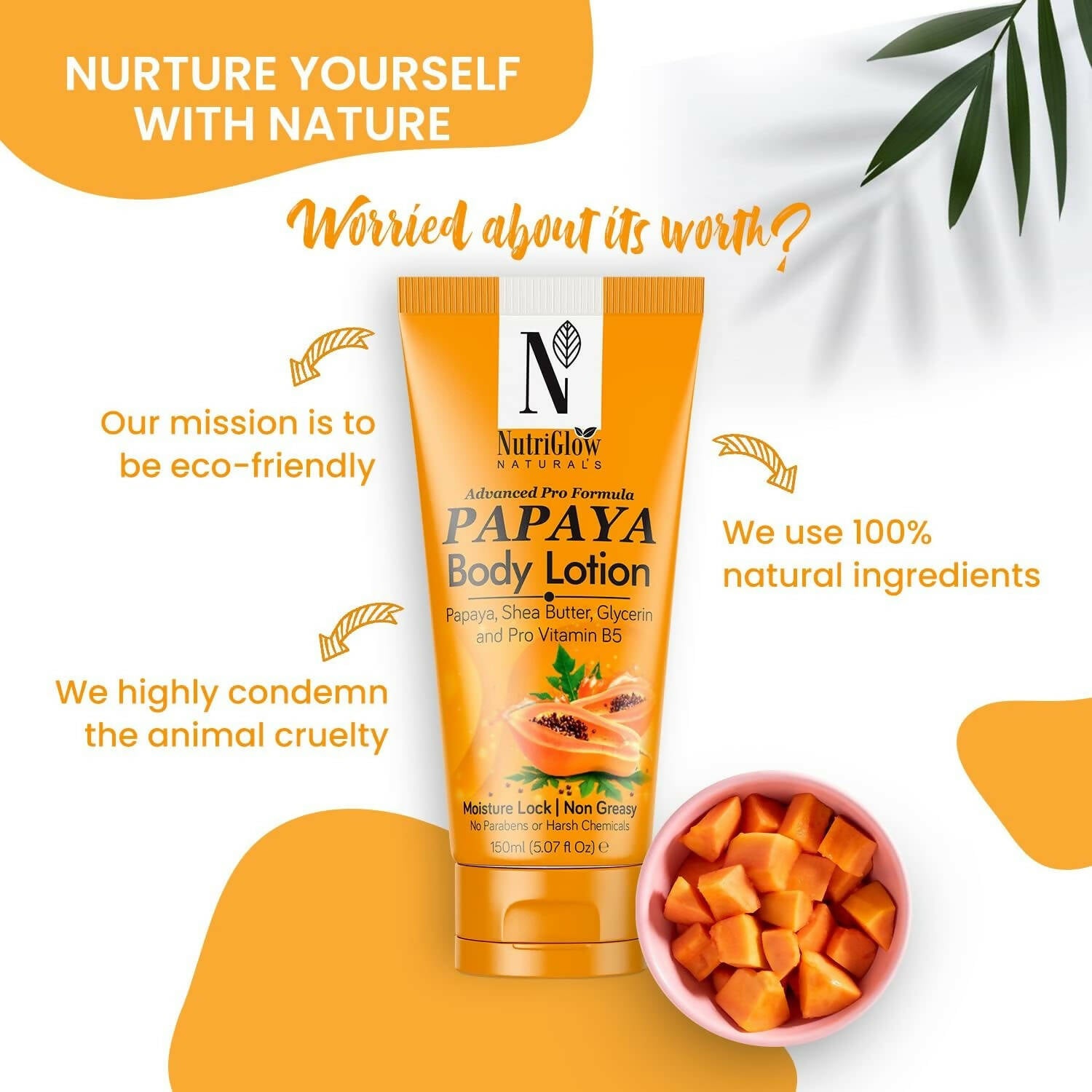 NutriGlow NATURAL'S Advanced Pro Formula Papaya Body Lotion - Distacart