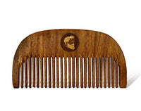 Thumbnail for Beardo Compact Sheesham Beard Comb - Distacart