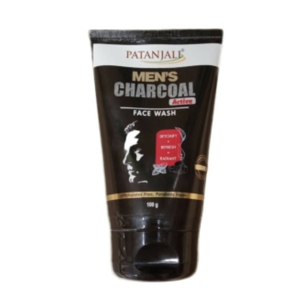 Patanjali Men's Charcoal Active Face Wash - Distacart