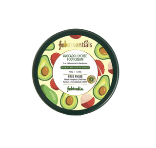 Fabessentials Avacado Lychee Foot Cream - Distacart