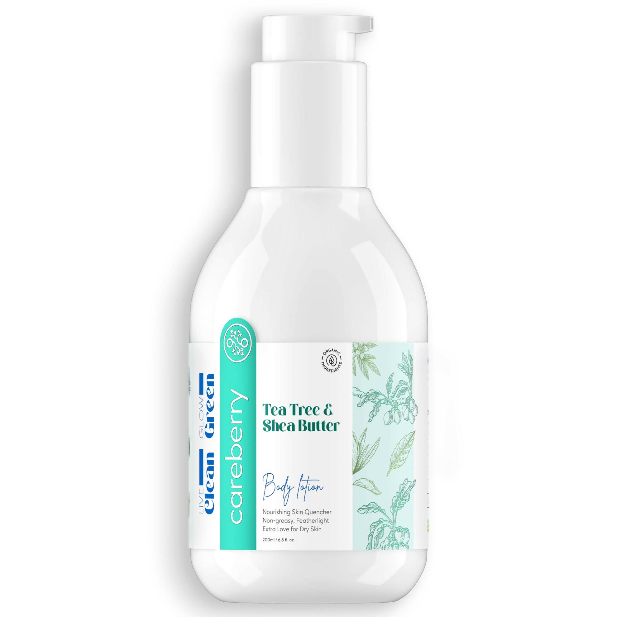 Tea Tree _ Shea Butter Nourishing Body Lotion 200ml (with shadow) (1)