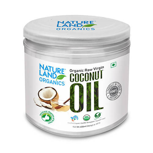Nature Land Organics Raw Virgin Coconut Oil - Distacart