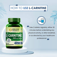 Thumbnail for Himalayan Organics L Carnitine 2000mg/Serving Tablets Online