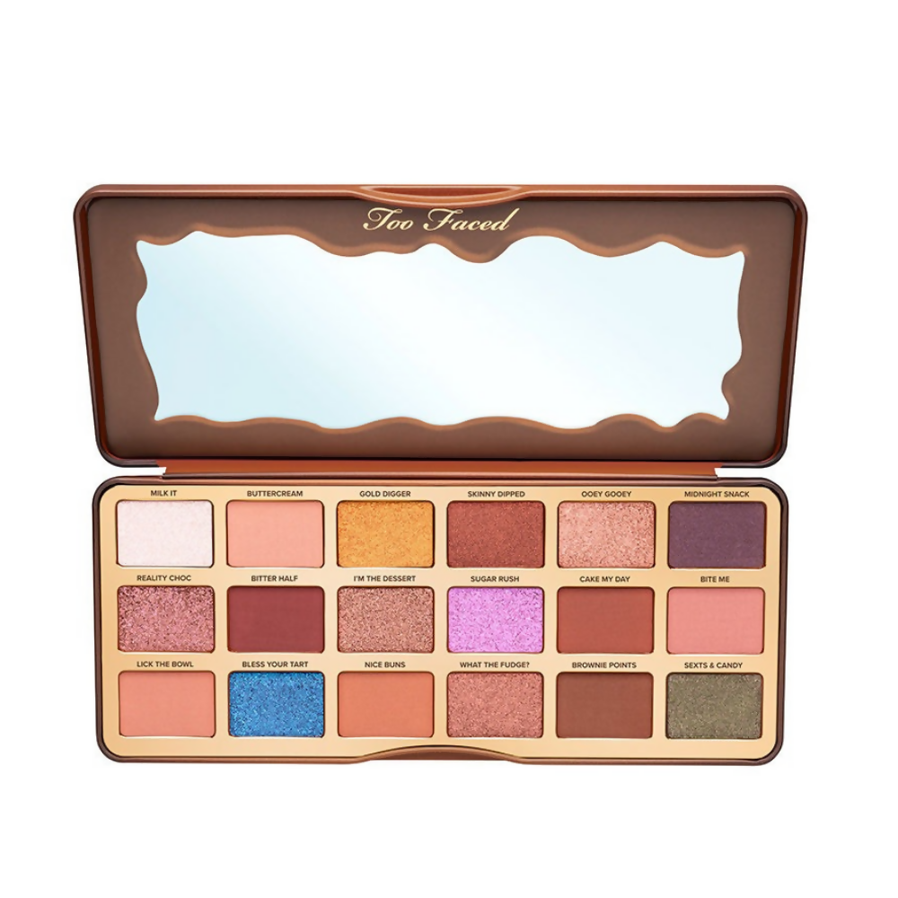 Too Faced Better Than Chocolate Cocoa-Infused Eye Shadow Palette - Distacart
