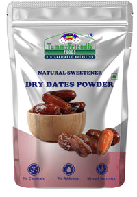 Thumbnail for TummyFriendly Foods Dry Dates Powder from Premium Arabian Dates, Kharek Powder Cereal - Distacart
