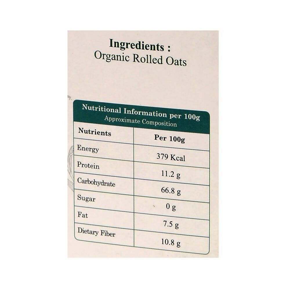 Arya Farm Organic Rolled Oats - Distacart