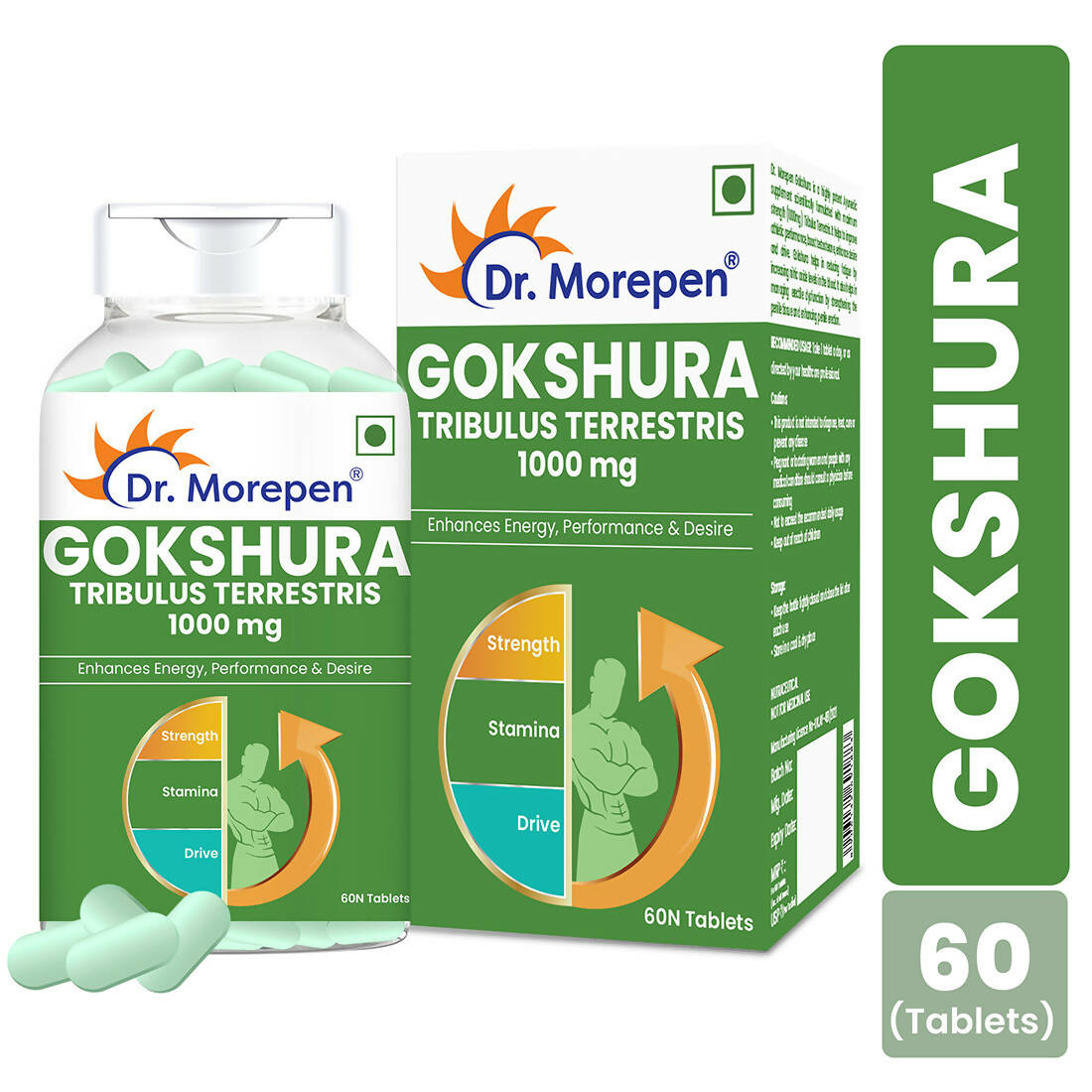 Dr. Morepen Gokshura Tablets For Men - Distacart
