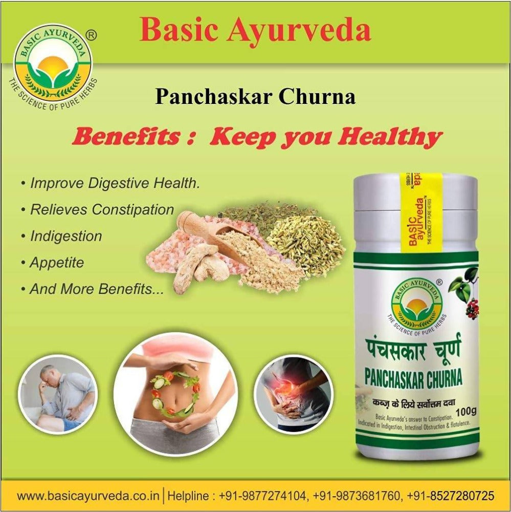 Basic Ayurveda Panchaskar Churna Benefits