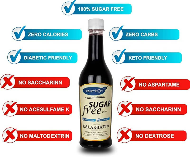 Newtrition Plus Sugar Free Kalakhatta Syrup