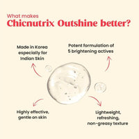 Thumbnail for Chicnutrix Outshine Face Serum - Niacinamide + Vitamin C + Glutathione + Arbutin - Glowing Skin - Distacart