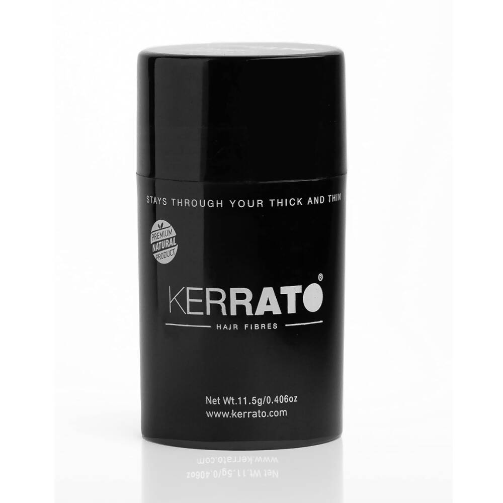 Kerrato Hair Fibres For Thinning Hair - Jet Black - Distacart