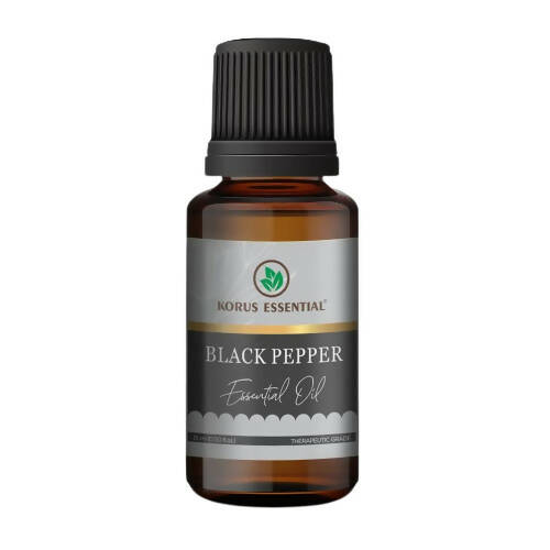 Korus Essential Black Pepper Essential Oil - Therapeutic Grade - Distacart