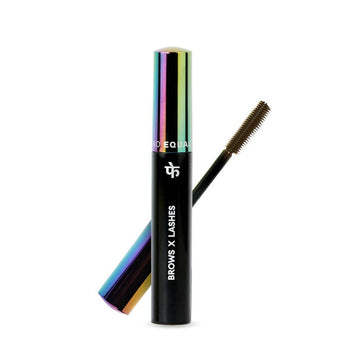 FAE Beauty 2 in 1 Brows X Lashes Brash Dual Mascara and Brow Gel - Dark Brown - Distacart