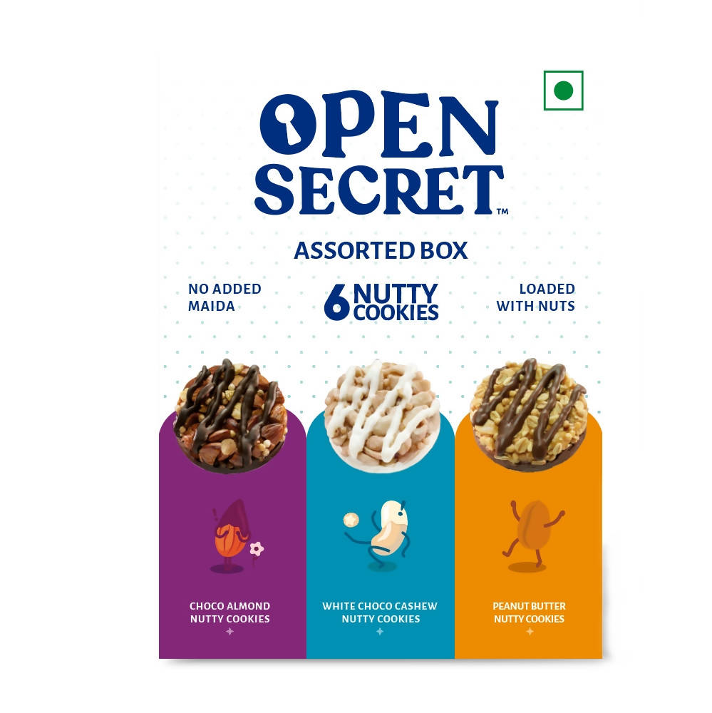 Open Secret Assorted Nutty Cookies - Distacart