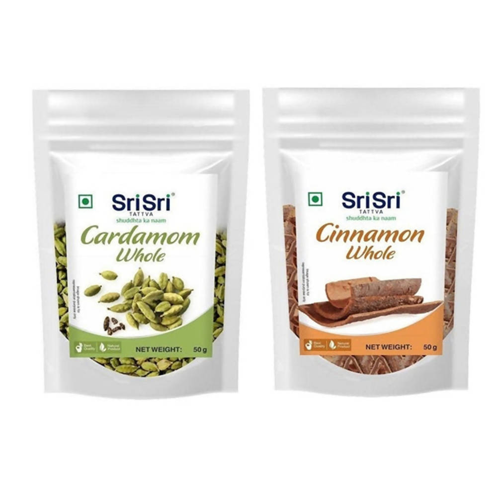 Sri Sri Tattva Cardamom & Cinnamon Combo
