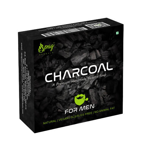 Spag Herbals Charcoal Handmade Soap For Men - Distacart