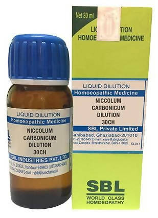 SBL Homeopathy Niccolum Carbonicum Dilution