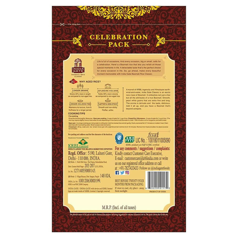 India Gate Basmati Rice Classic - Distacart