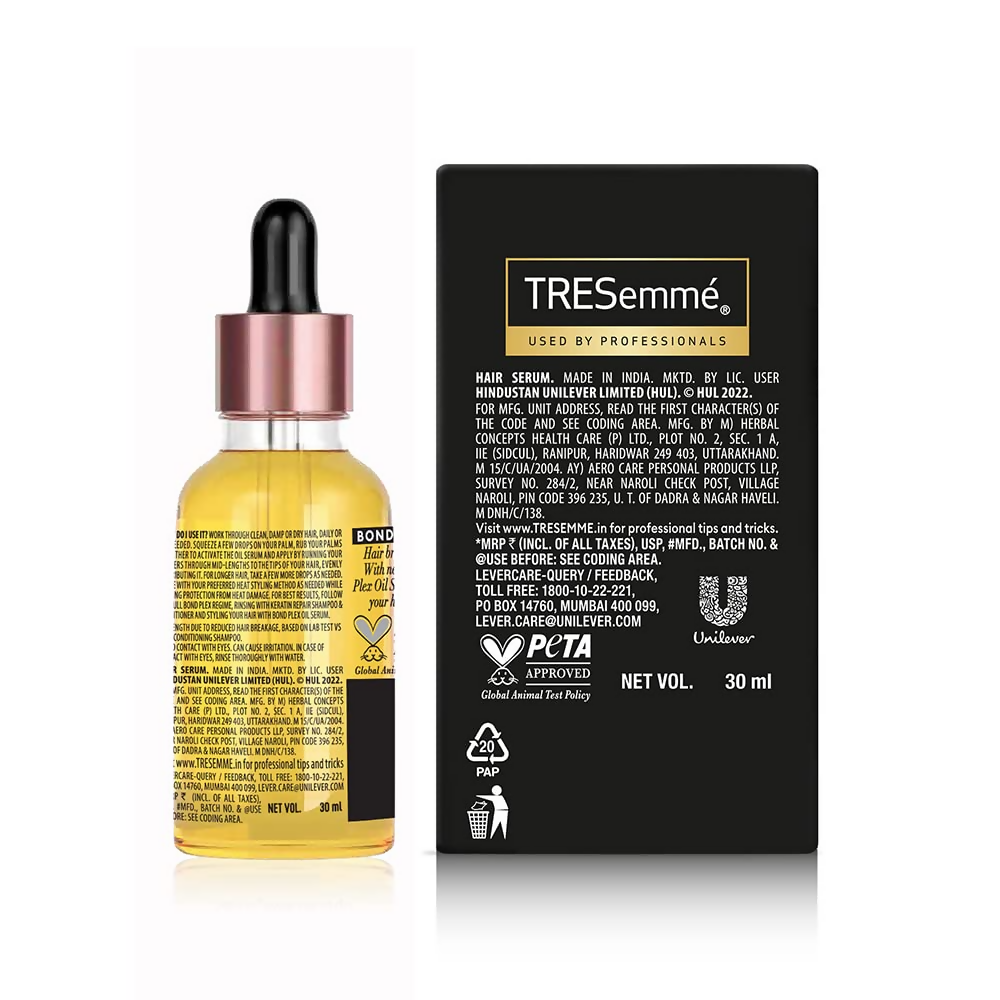 TRESemme Keratin Repair Bond Plex Oil Hair Serum - Distacart