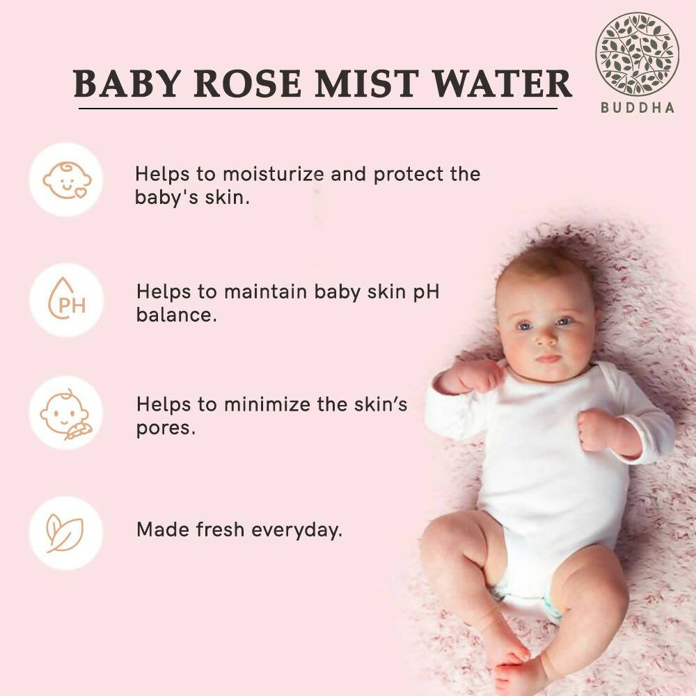 Buddha Natural Baby Rose Mist Water - Distacart