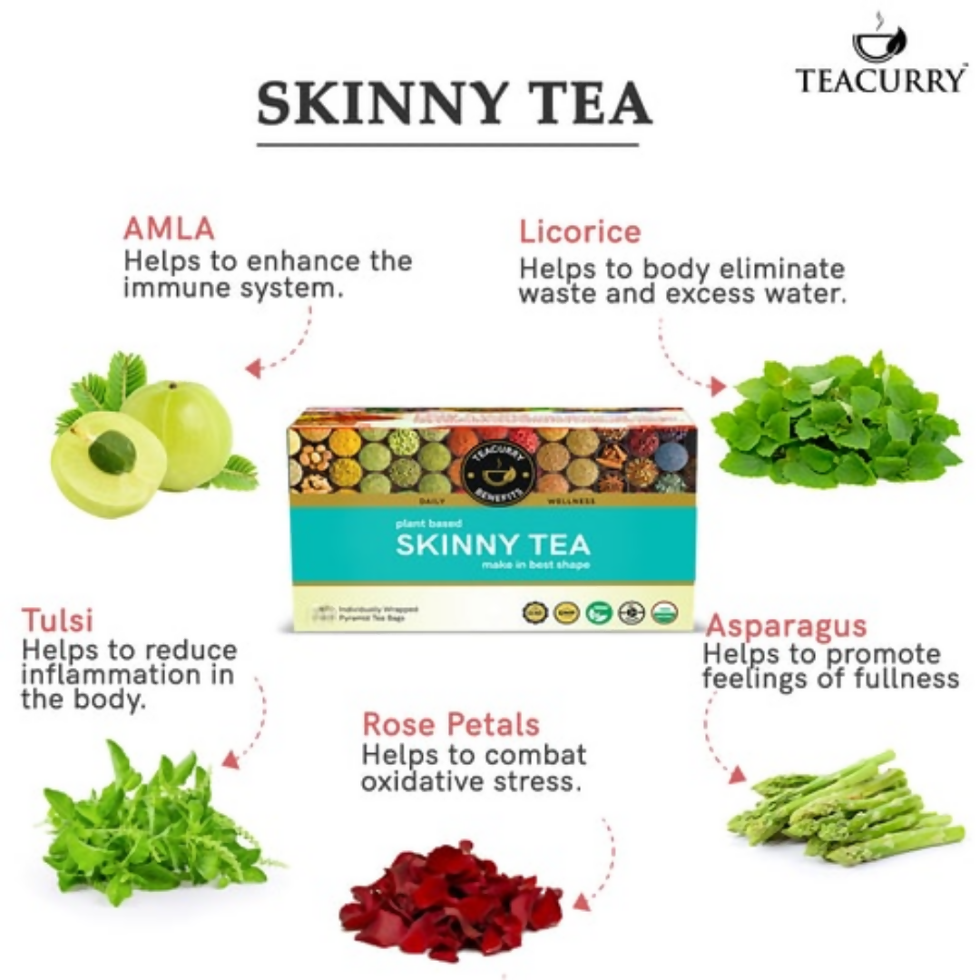 Teacurry Skinny Tea Bags - Distacart