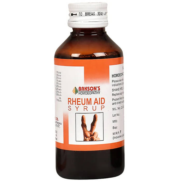 Bakson's Homeopathy Rheum Aid Syrup - Distacart