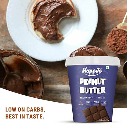 Happilo Belgium Chocolate Peanut Butter Creamy - Distacart