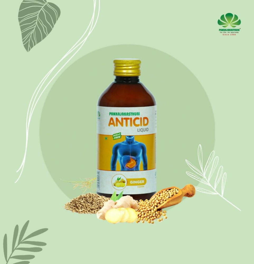Pankajakasthuri Anticid Liquid Ginger - Distacart