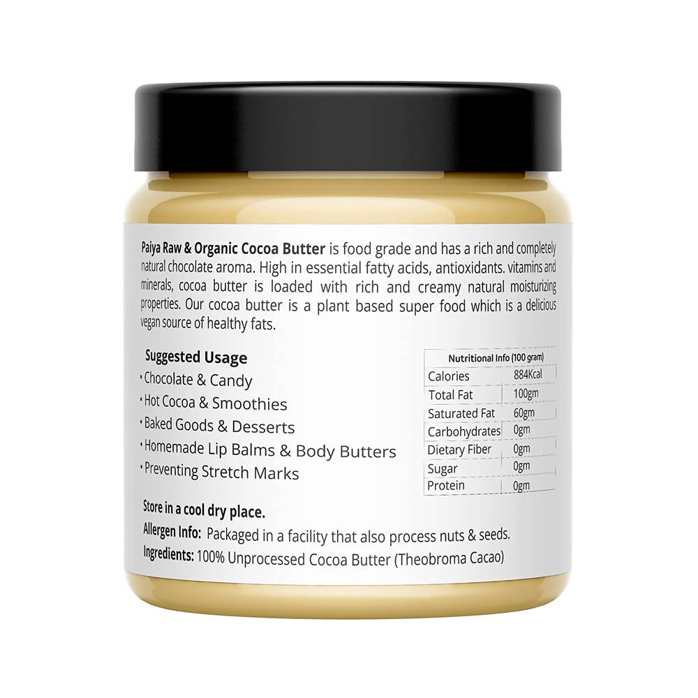 Paiya organics Cocoa Butter - Distacart