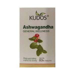 Kudos Ayurveda Ashwagandha Tablets For General Wellness